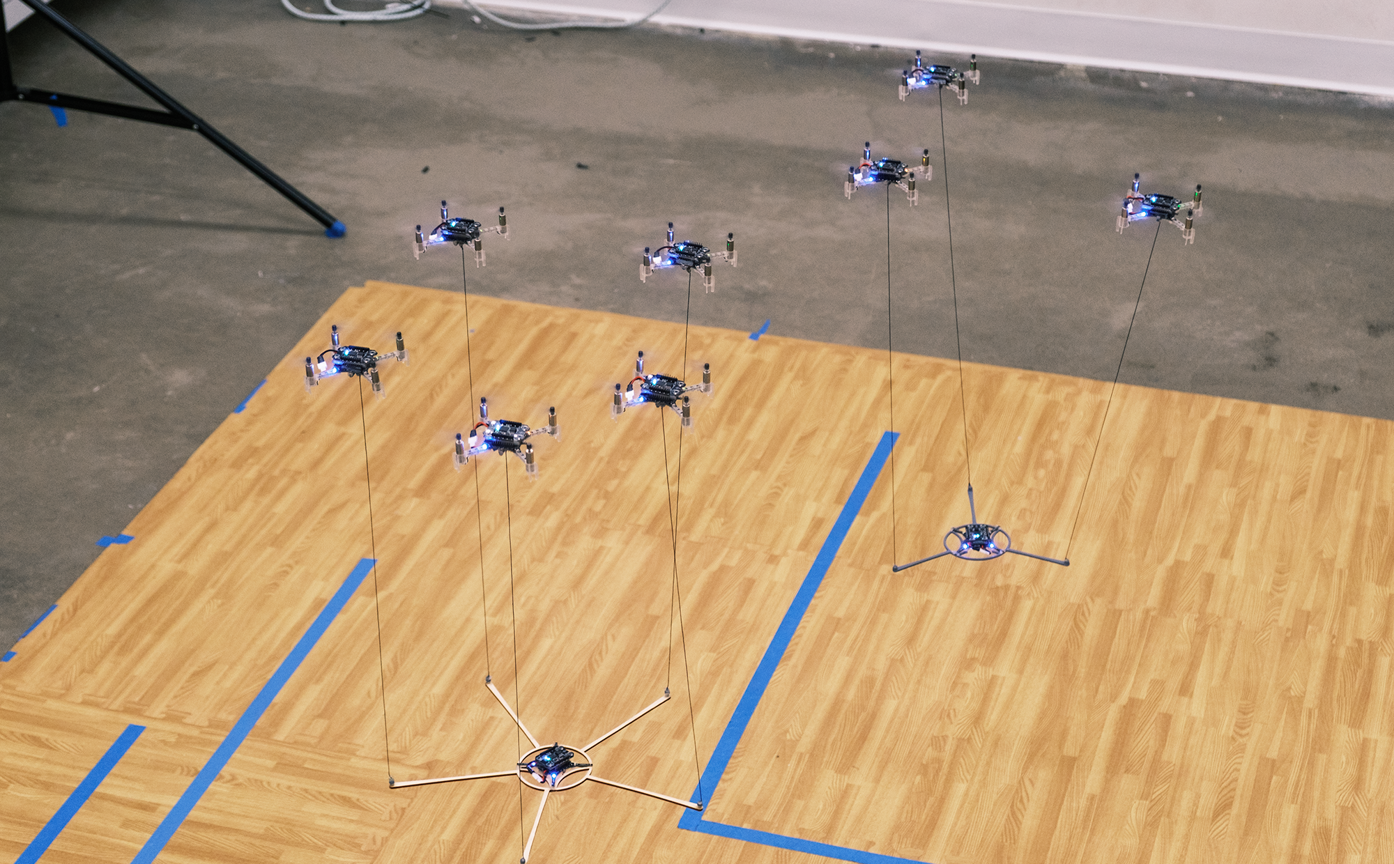 Multi-drone payload transport teaser